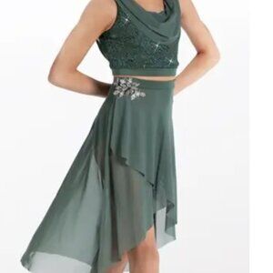 Mad World 14716 Weissman  dance costume Light Green NEW